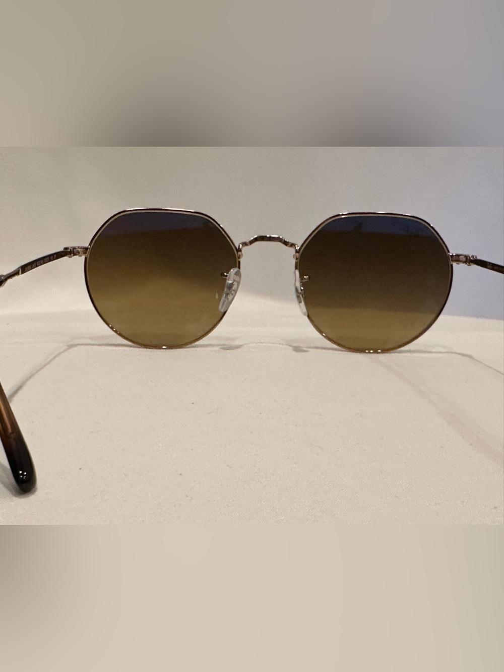 Ray-Ban RB3565 Jack Polarized Unisex Sunglasses Brown Lens Medium Copper Frame - Picture 6 of 14